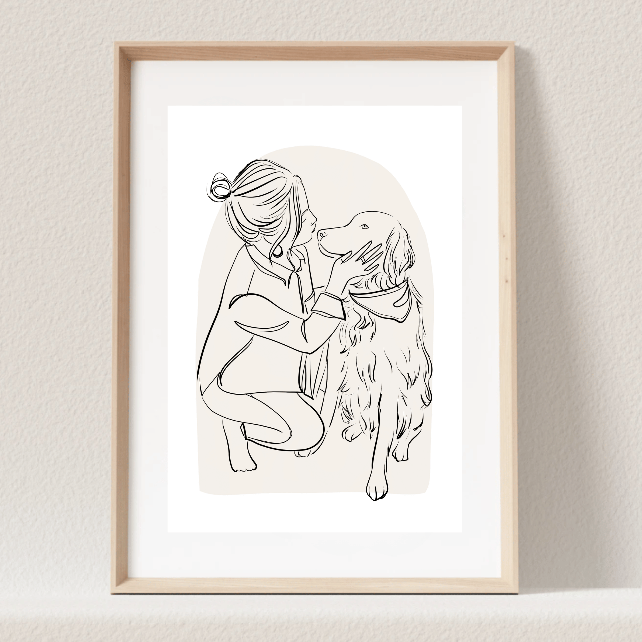 Custom Line Artwork - Black & White